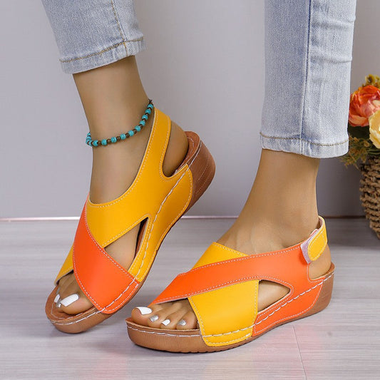 Averelle | Handmade Orthopaedic Sandals Vintage Rosy